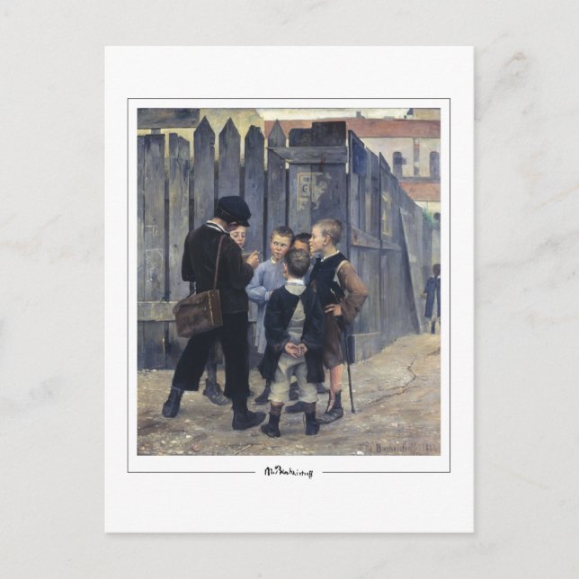 Marie Bashkirtseff #5 - Tarjeta postal Bella Artes (Anverso)