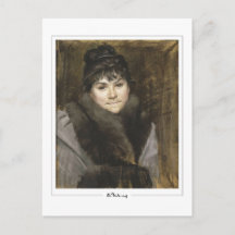 Marie Bashkirtseff #8 - Tarjeta postal de arte fin