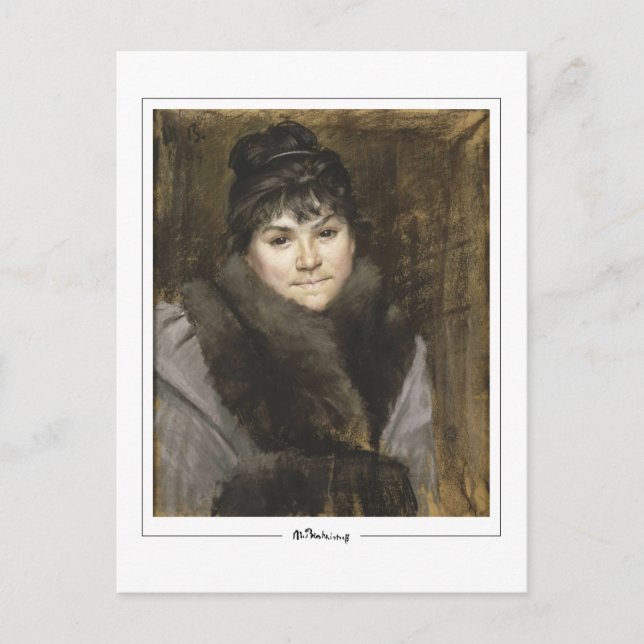 Marie Bashkirtseff #8 - Tarjeta postal de arte fin (Anverso)