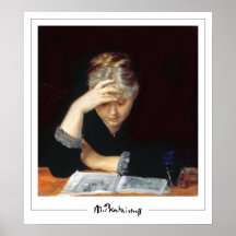 Marie Bashkirtseff Poster de arte de Zedign #22