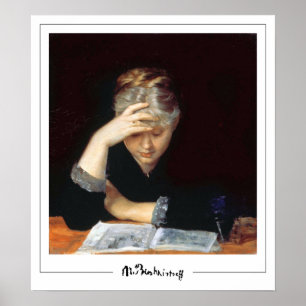 Marie Bashkirtseff Poster de arte de Zedign #22