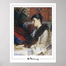 Marie Bashkirtseff Poster de arte de Zedign #4