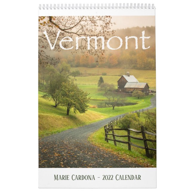 Marie Cardona - Vermont - Calendario 2022 (Tapa)