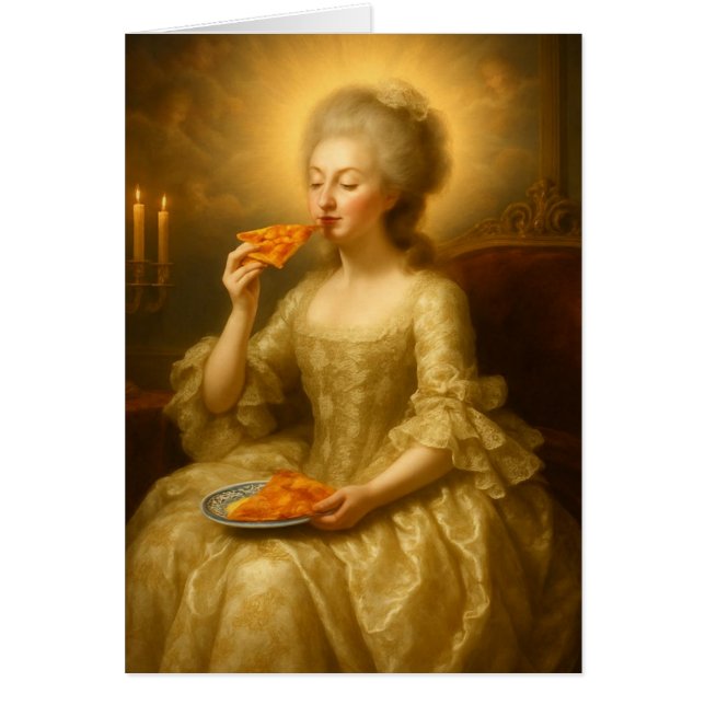 Marie Eating Pizza Digital Art (Frente)