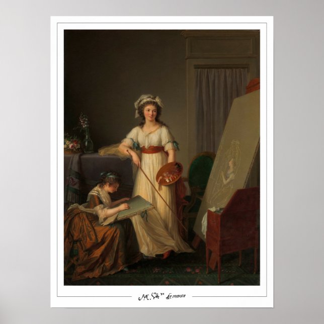 Marie-Victoire Lemoine Zedign Poster de arte #1 (Frente)