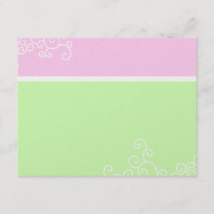 Marielle Shimmer Bat Mitzvah Wedding RSVP lime