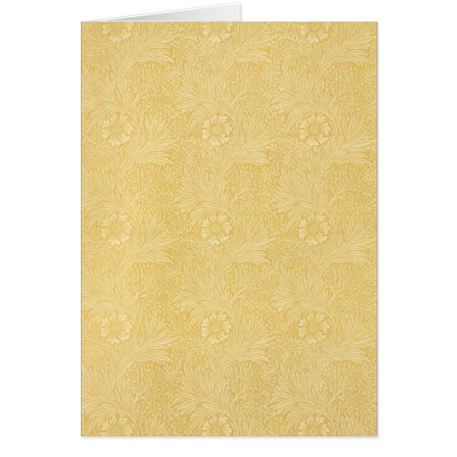 Marigold de William Morris, Flores de jardín vinta (Frente)