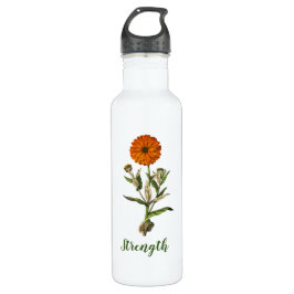 Marigold Strength Fitness Travel Water Botella