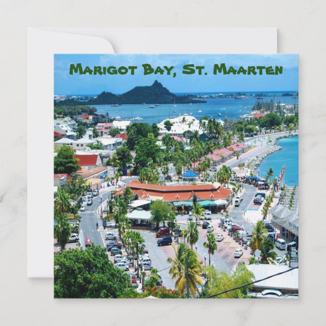 Marigot Bay, tarjeta de notas de St. Maarten (Anverso)