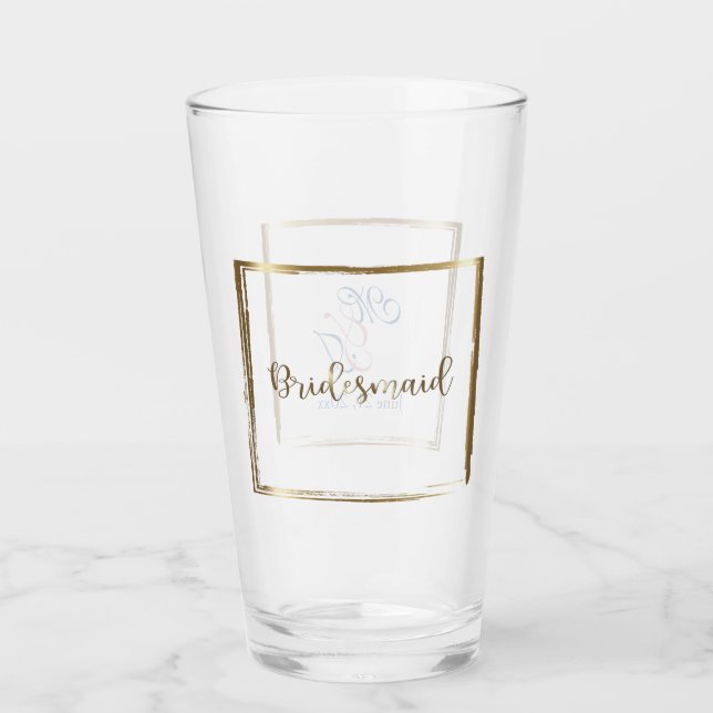 Marina acuarela y dama de honor de Rubor (Anverso)