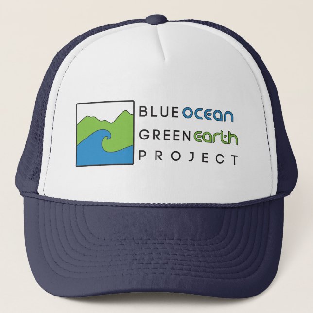 Marina de guerra azul del sombrero del proyecto de (Anverso)
