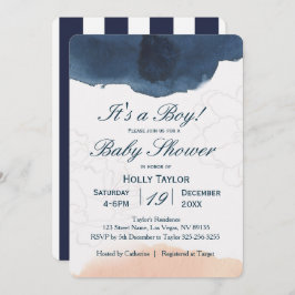 Marina de guerra e invitación personalizadas de