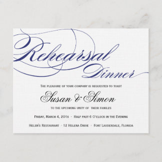 Marina de guerra elegante de la invitación de la