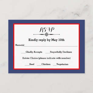 Marina de guerra y tarjeta roja de la respuesta de