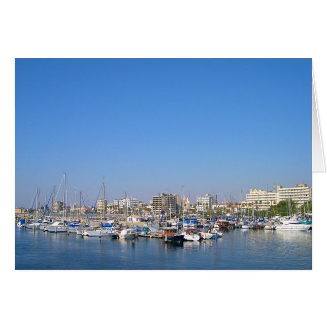 Marina en Larnaca, Chipre (Anverso (Horizontal))