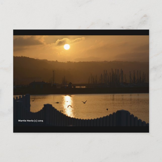 Marina Sunrise IV | Postal Blue Beach Song™ (Anverso)