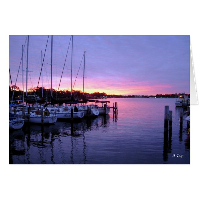 Marina Sunset, S Cyr (Anverso (Horizontal))