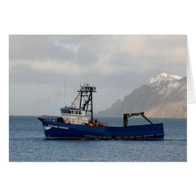 Mariner en cascada, barco de cangrejo en puerto ho (Anverso (Horizontal))