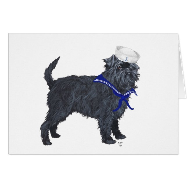 Marinero Affenpinscher (Anverso (Horizontal))