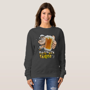 Marinero Borracho   Sudadera de Mujer