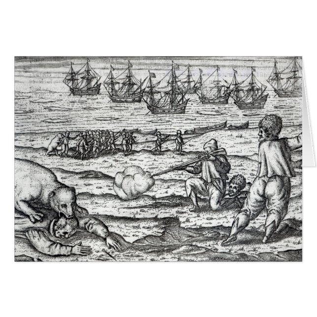 Marineros atacados por los osos polares (Anverso (Horizontal))