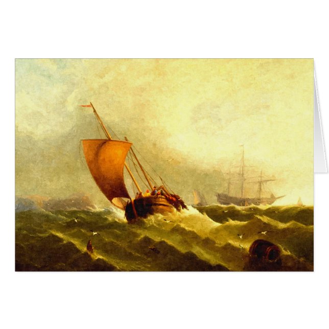 Marineros en una tormenta (Anverso (Horizontal))