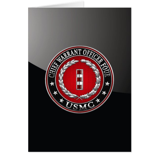 Marines de EE. UU.: Jefe de Orden Cuatro (USMC CWO (Frente)