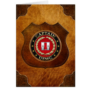 Marines Estadounidenses: Capitán (Tapa USMC) [3D]