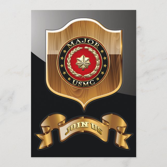 Marines Estadounidenses: Mayor (USMC Mayor) [3D] (Anverso)