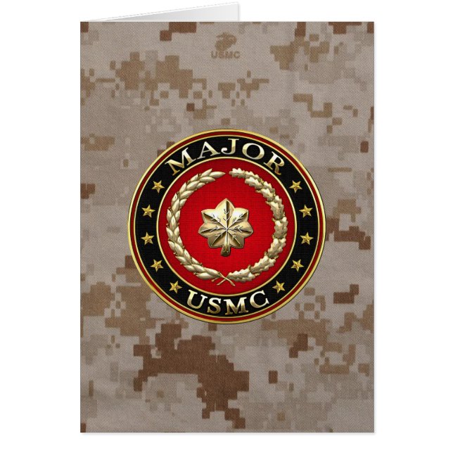 Marines Estadounidenses: Mayor (USMC Mayor) [3D] (Frente)
