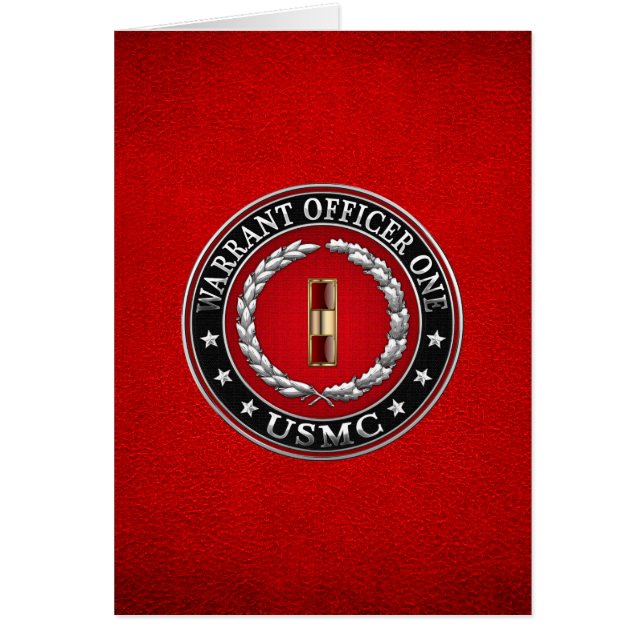 Marines Estadounidenses: Oficial de Orden 1 (USMC  (Frente)