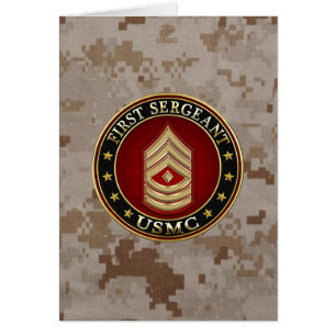Marines Estadounidenses: Primer sargento (USMC 1st