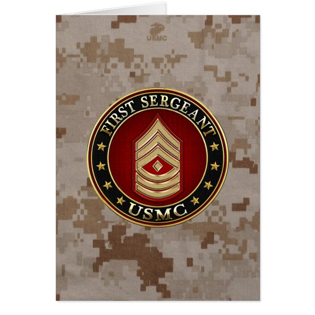 Marines Estadounidenses: Primer Sargento (USMC 1st (Frente)