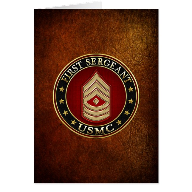 Marines Estadounidenses: Primer Sargento (USMC 1st (Frente)