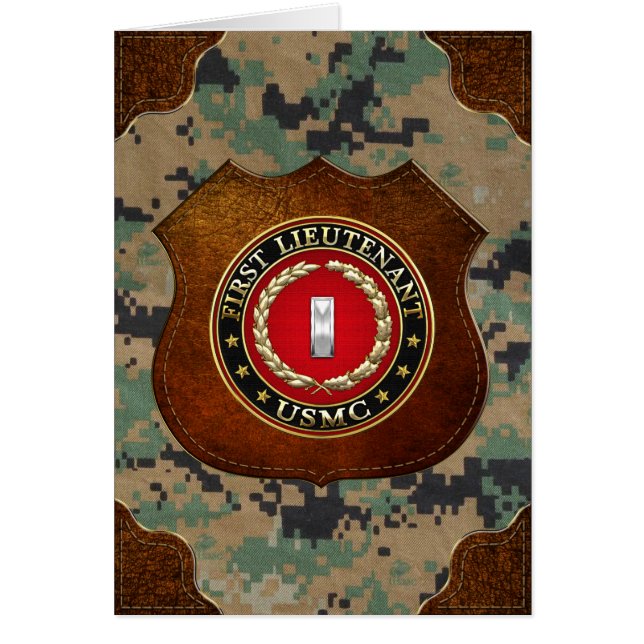Marines Estadounidenses: Primer Teniente (USMC 1st (Frente)