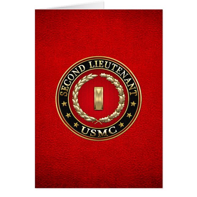 Marines Estadounidenses: Segundo Teniente (USMC 2n (Frente)