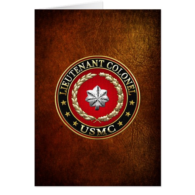 Marines Estadounidenses: Teniente Coronel (USMC Lt (Frente)