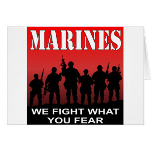 Marines, luchamos contra lo que temes