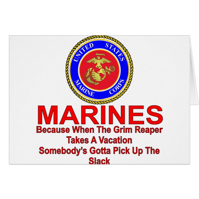 Marines Porque Cuando El pañal Toma Vacaciones (Anverso (Horizontal))