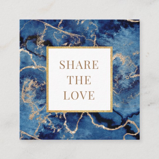 marino azul olas salón de oro spa Tarjeta de Lealt (Anverso)