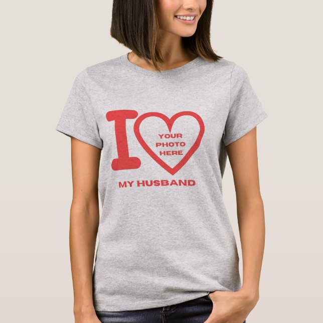 MARINOS | Amo la camiseta de fotos de mi marido (Anverso)
