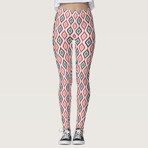 MARINOS   Multicolor Boho Design Leggings