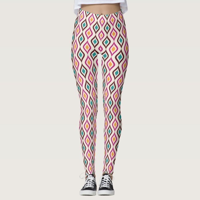 MARINOS | Multicolor Boho Design Leggings (Anverso)