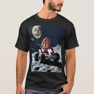 Mario Kart en la camiseta de la luna