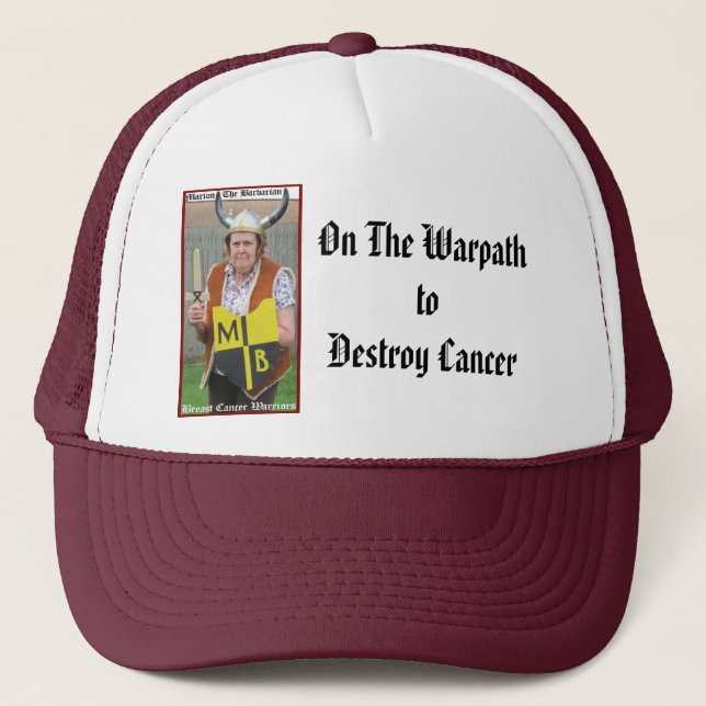 Marion el gorra bárbaro del Warpath del cáncer (Anverso)