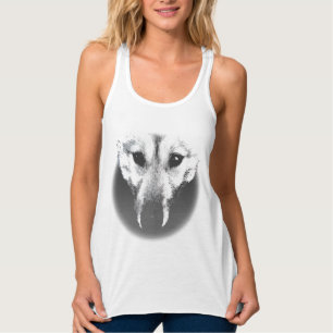 Marioneta Husky de las mujeres camisetas de los lo