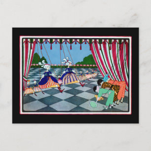Marionette Curtsy ~ Postcard / Invitaciones