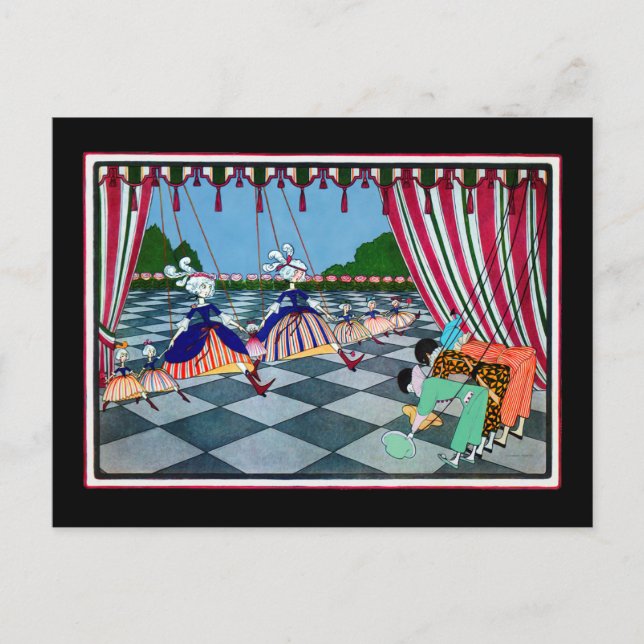 Marionette Curtsy ~ Postcard / Invitaciones (Anverso)