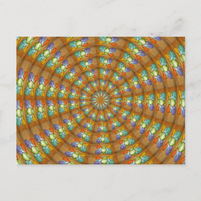 Mariposa 1 postal (Anverso)