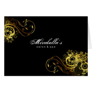 Mariposa 2 del oro de la tarjeta de felicitación